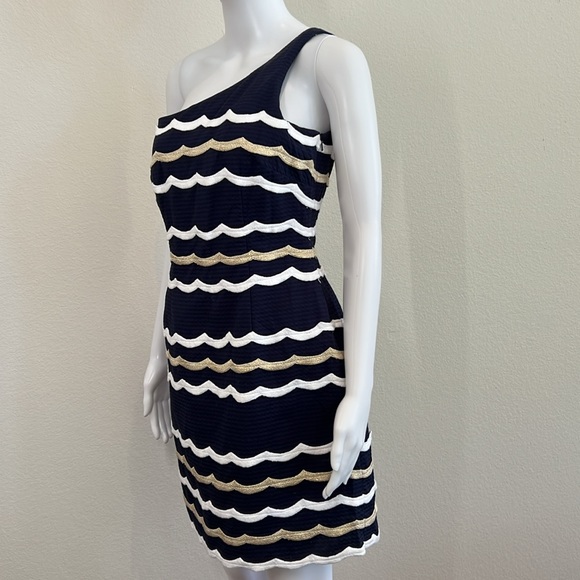 Lilly Pulitzer Tyler True Navy Dress (Size 6) - Picture 2 of 11